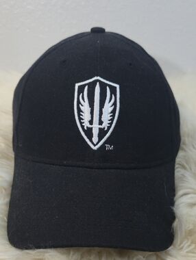 Archangel Tactical Hat Black Adjustable Cap Trident Logo Shield Streetwear